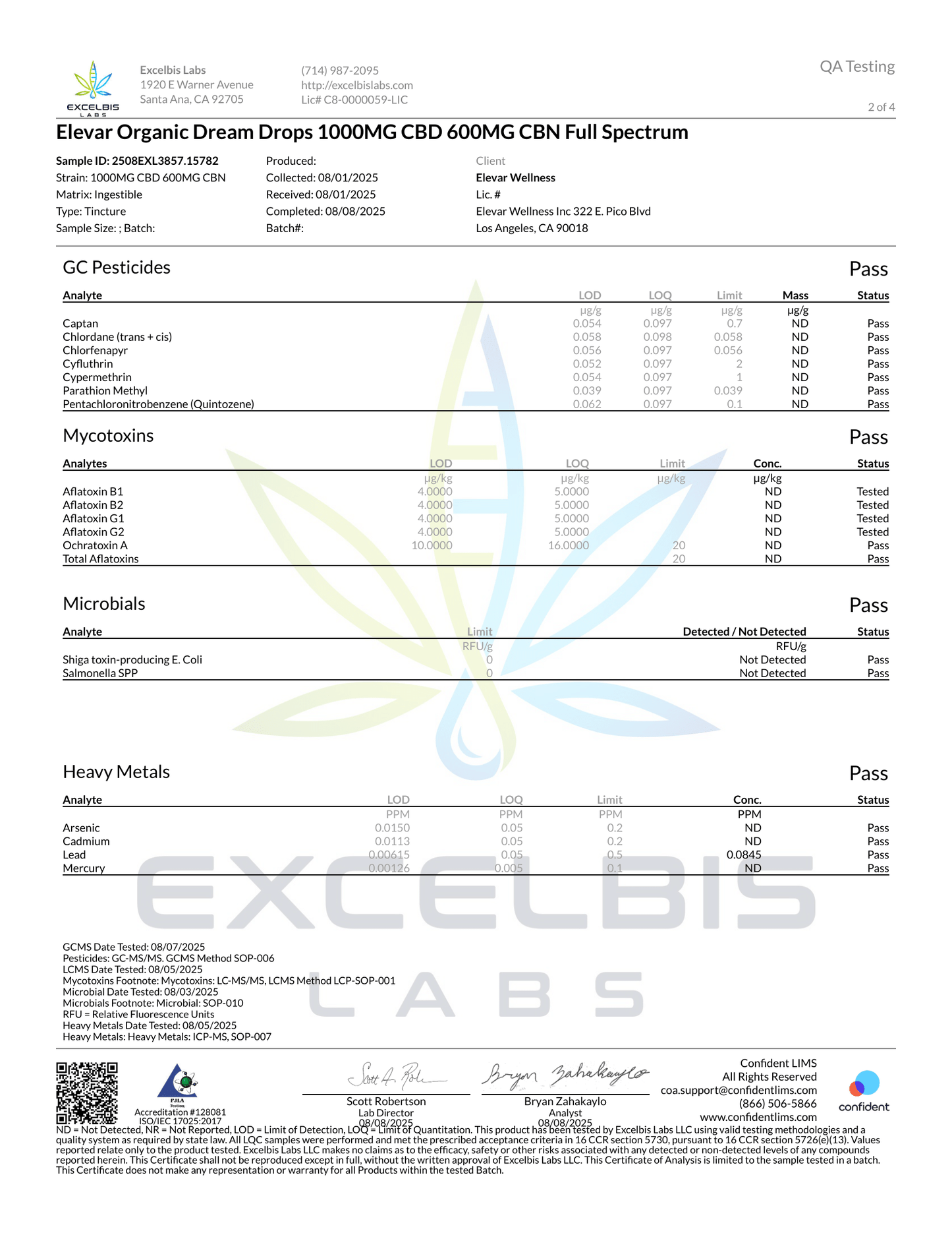 ELEVAR - 600MG CBN Dream Drops 1000MG CBD Sleep Tincture