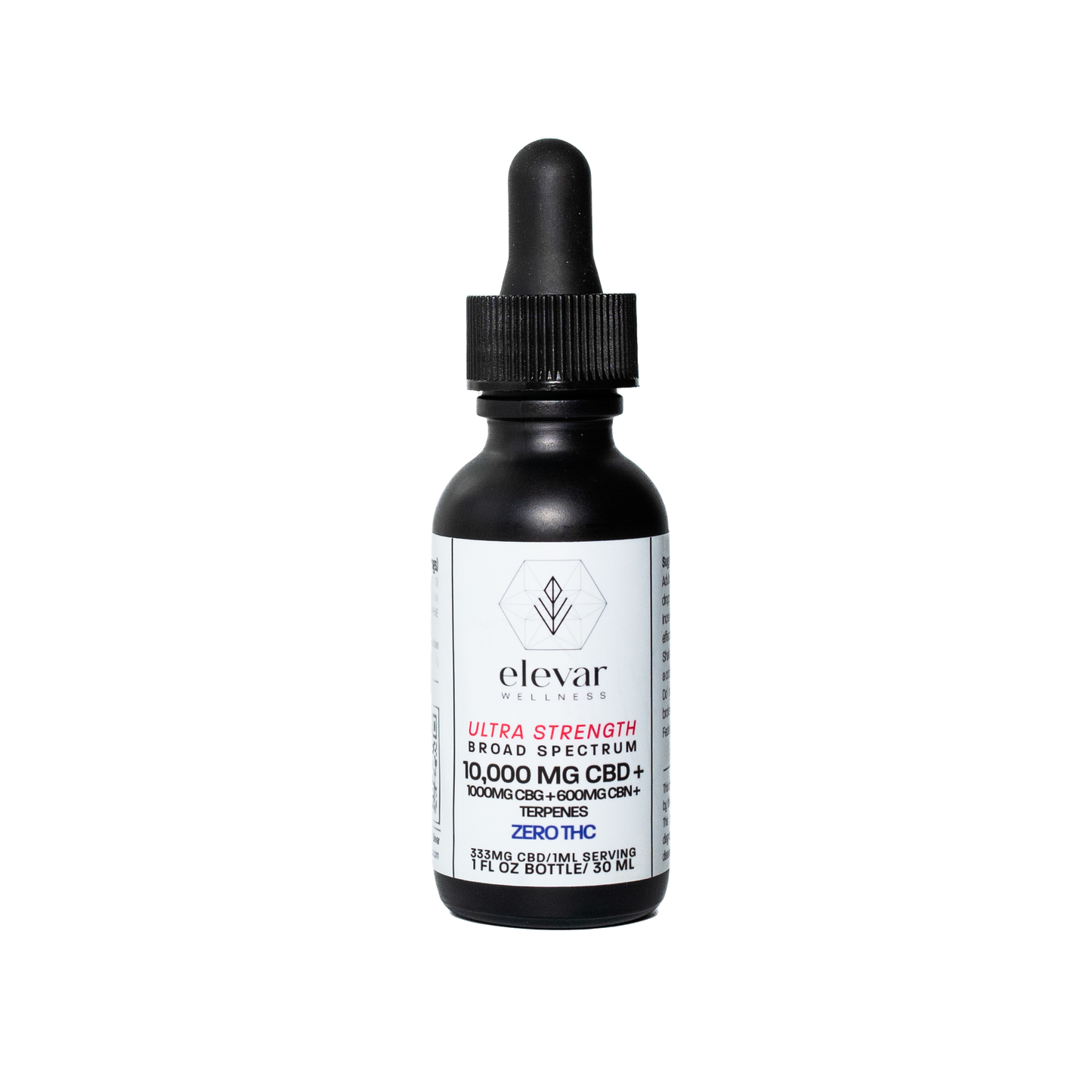 ELEVAR WELLNESS - 10000mg Ultra Strength Broad Spectrum CBD Tincture