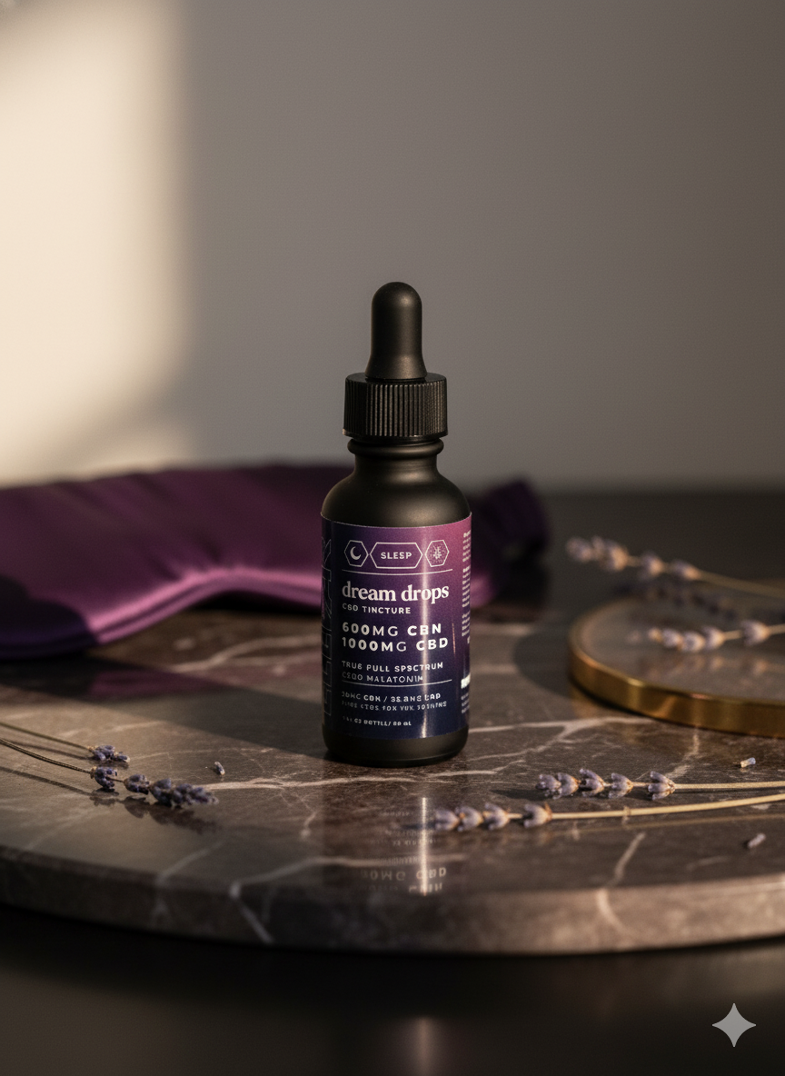ELEVAR - 600MG CBN Dream Drops 1000MG CBD Sleep Tincture