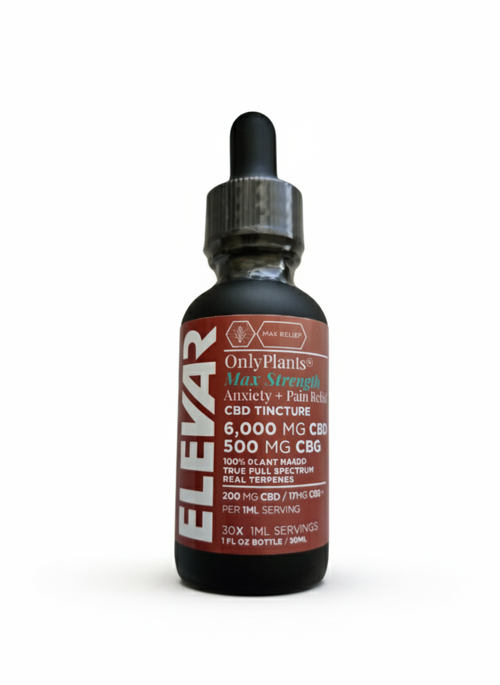 ELEVAR - 6000mg CBD Super Strength True Full Spectrum Tincture