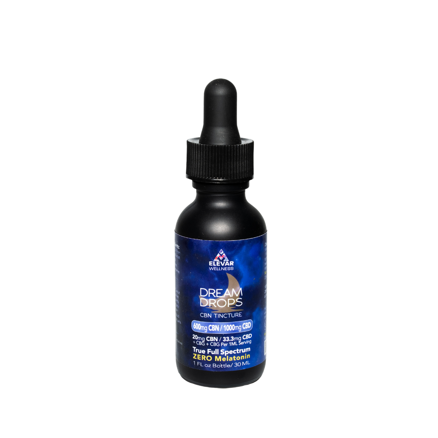 ELEVAR WELLNESS - 600MG CBN Dream Drops 1000MG CBD Sleep Tincture