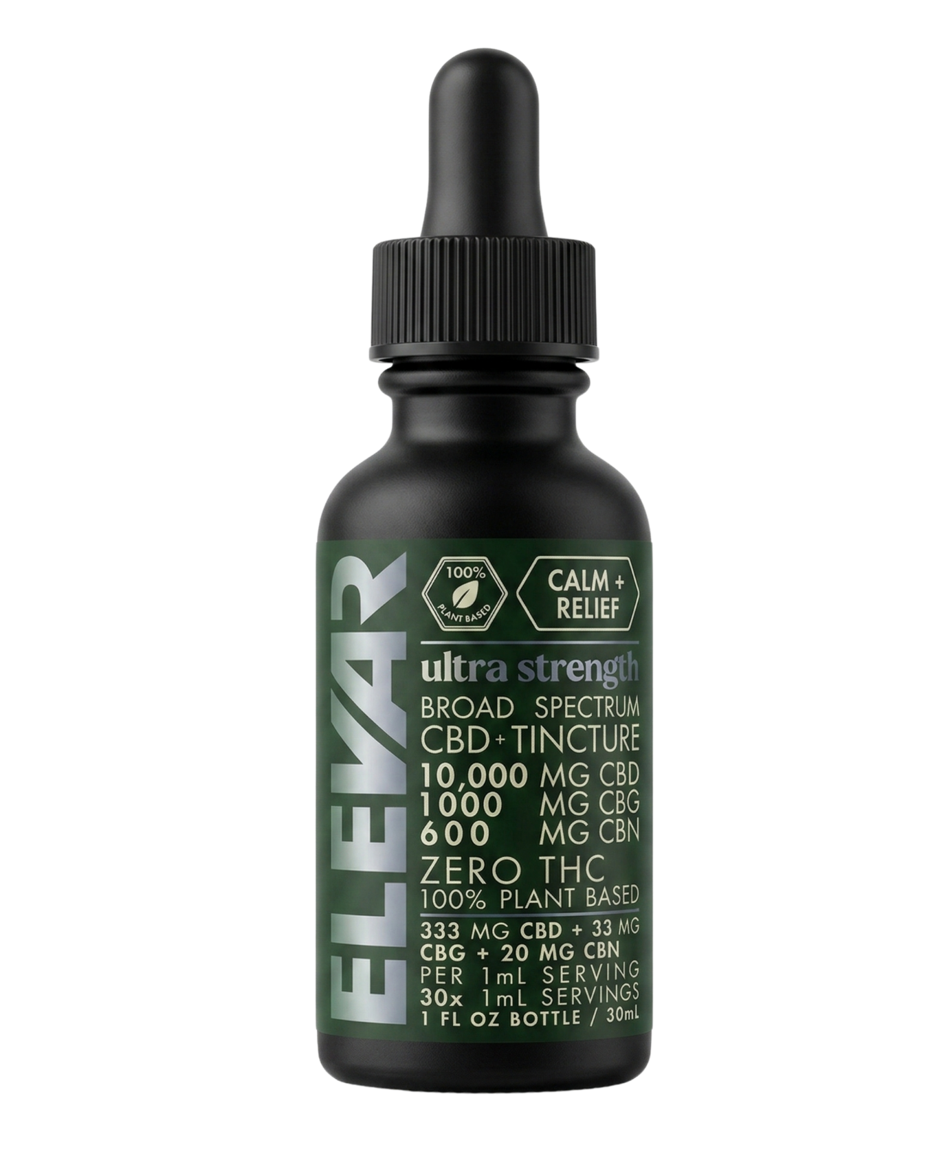ELEVAR - 10,000mg CBD Ultra Strength Broad Spectrum CBD Tincture