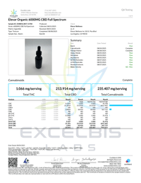 ELEVAR - 6000mg CBD Super Strength True Full Spectrum Tincture