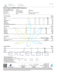 ELEVAR - 6000mg CBD Super Strength True Full Spectrum Tincture