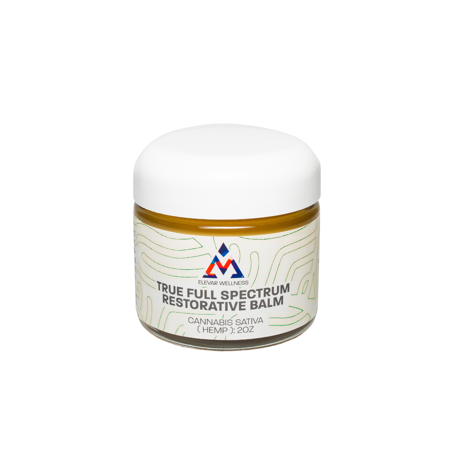 ELEVAR WELLNESS - 2oz True Full Spectrum Restorative Balm Restorative Collab Balm With Green Thumb Naturals