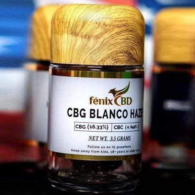 Call Fenix CBD for our top quality Blanco Haze Hybrid Hemp Flower (CBD) (CBG) in Los Angeles, CA