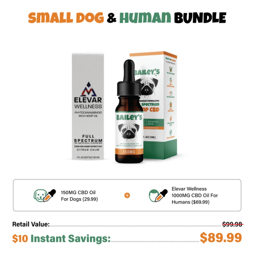 Fenix-Wellbeing-International Small Dog & Human Tincture Bundle